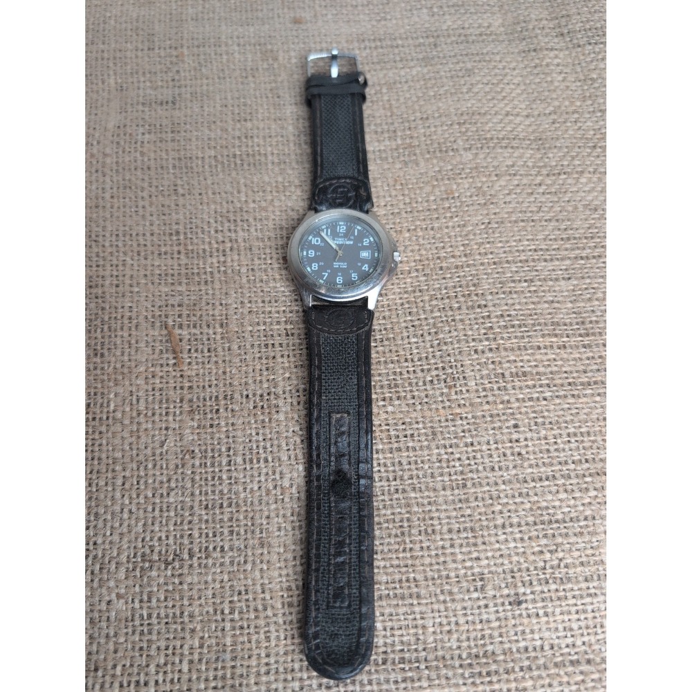 Timex Expedition Scout Mens Watch TW4B04700 Fabric Strap Black 40mm